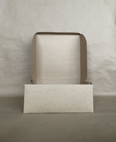 Kraft Box 10" x 10" x 4"  100 per bundle - Disposable Take Away Food Packaging - Canadian Distribution