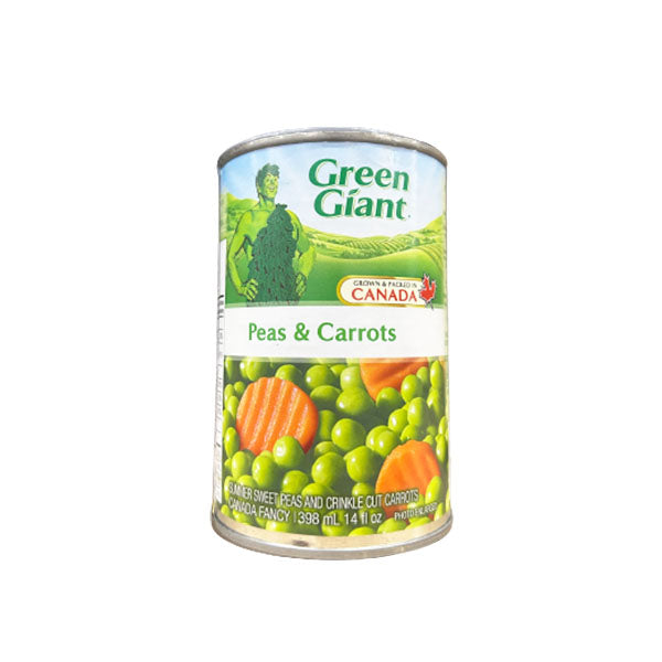 GREEN GIANT - PEAS AND CARROTS 12x398 ML