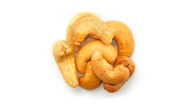 Roasted Unsalted Large Cashews - 25 Lbs Box - Canadian Distribution - Ships Free Within Canada on Orders Above CAD $199