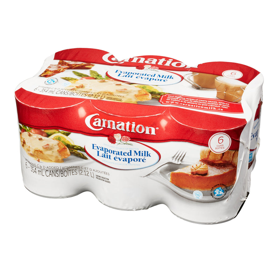 Carnation Evaporated Milk - 24 × 354 mL - Grocery and Food Items - Canadian Distribution