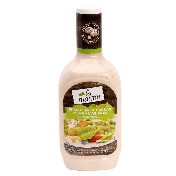 La Maison Fresh Garlic Caesar Dressing - 4 x 1.4 L - Grocery and Food Items - Canadian Distribution
