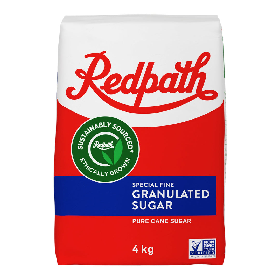 Redpath Special Fine Granulated Sugar - 4 x 4 kg - Grocery and Food Items - Canadian Distribution
