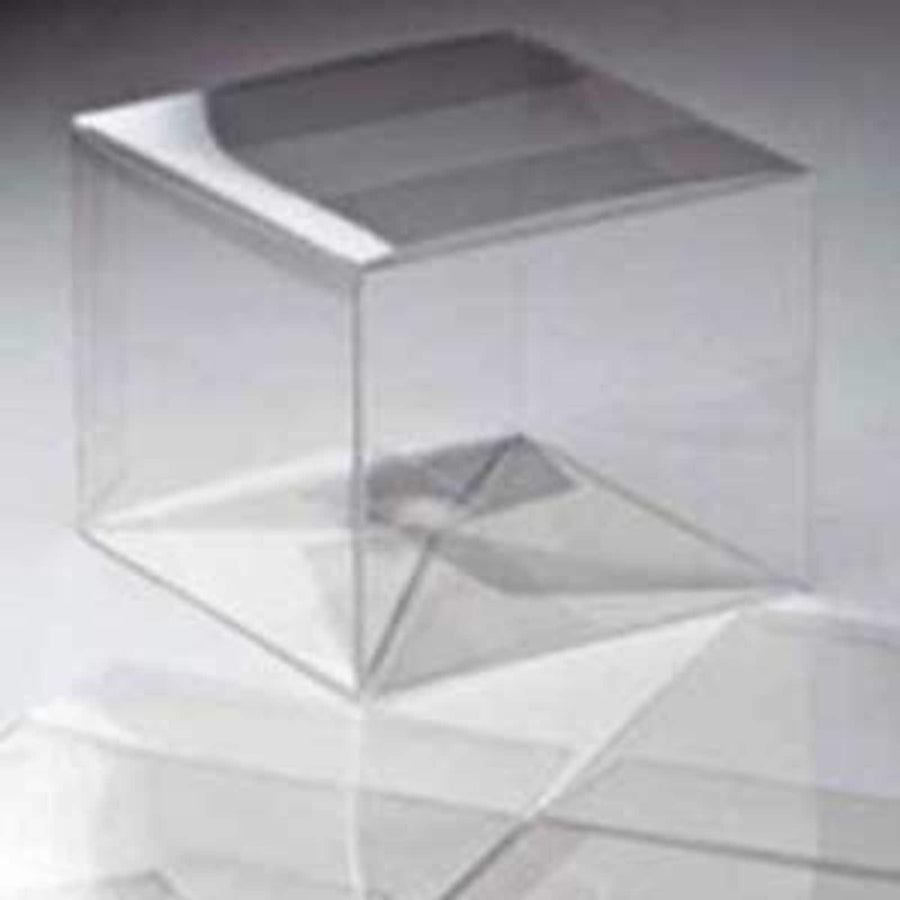 Cupcake Box - Clear - 3.75" x 3.75" x 4.5" - 25 Pack