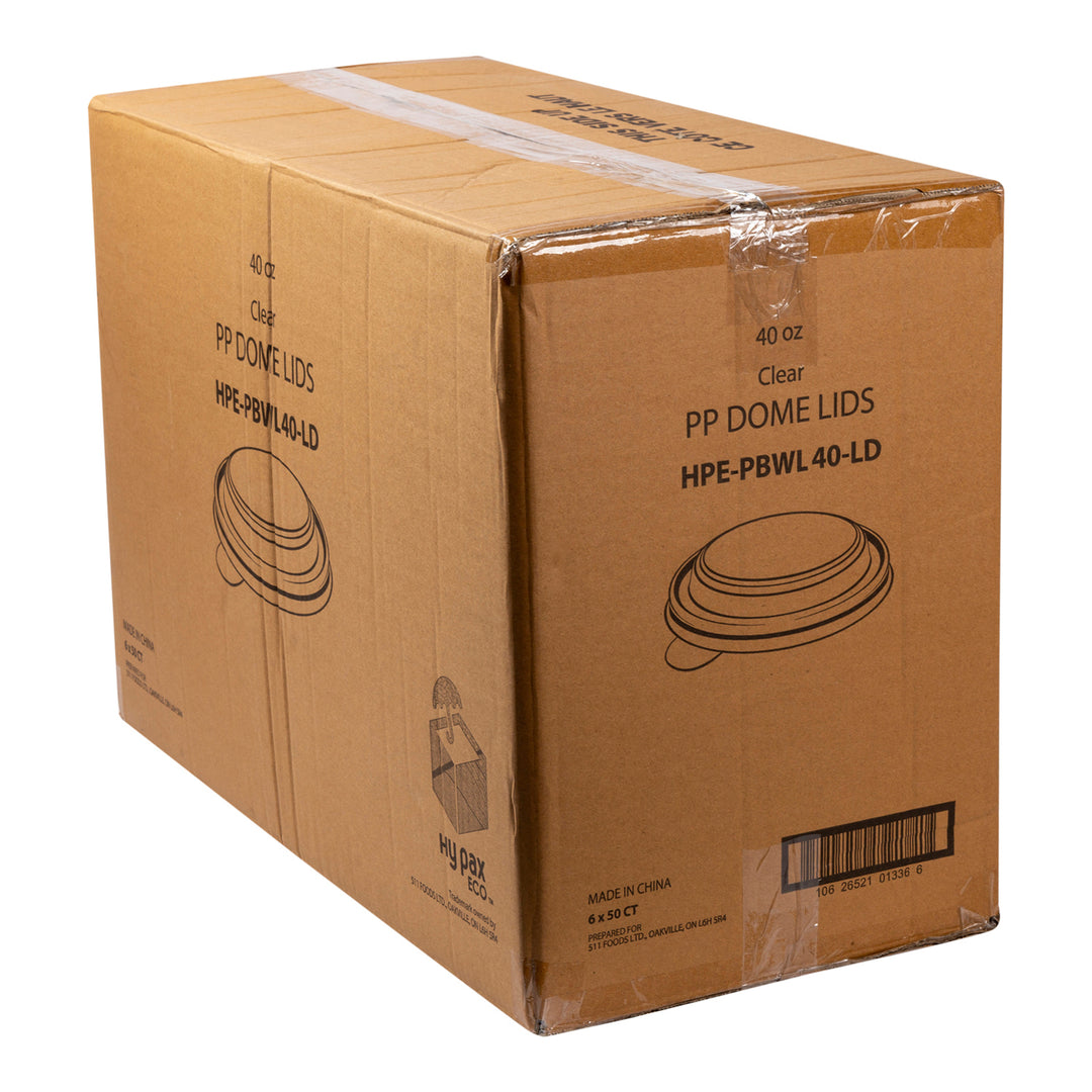 Lid Dome For Kraft Paper Bowl 40 oz. - 1 x 300 count - Hy-pax - Packaging and Accessories - Restaurant Supplies and Equipment - Canadian Distribution