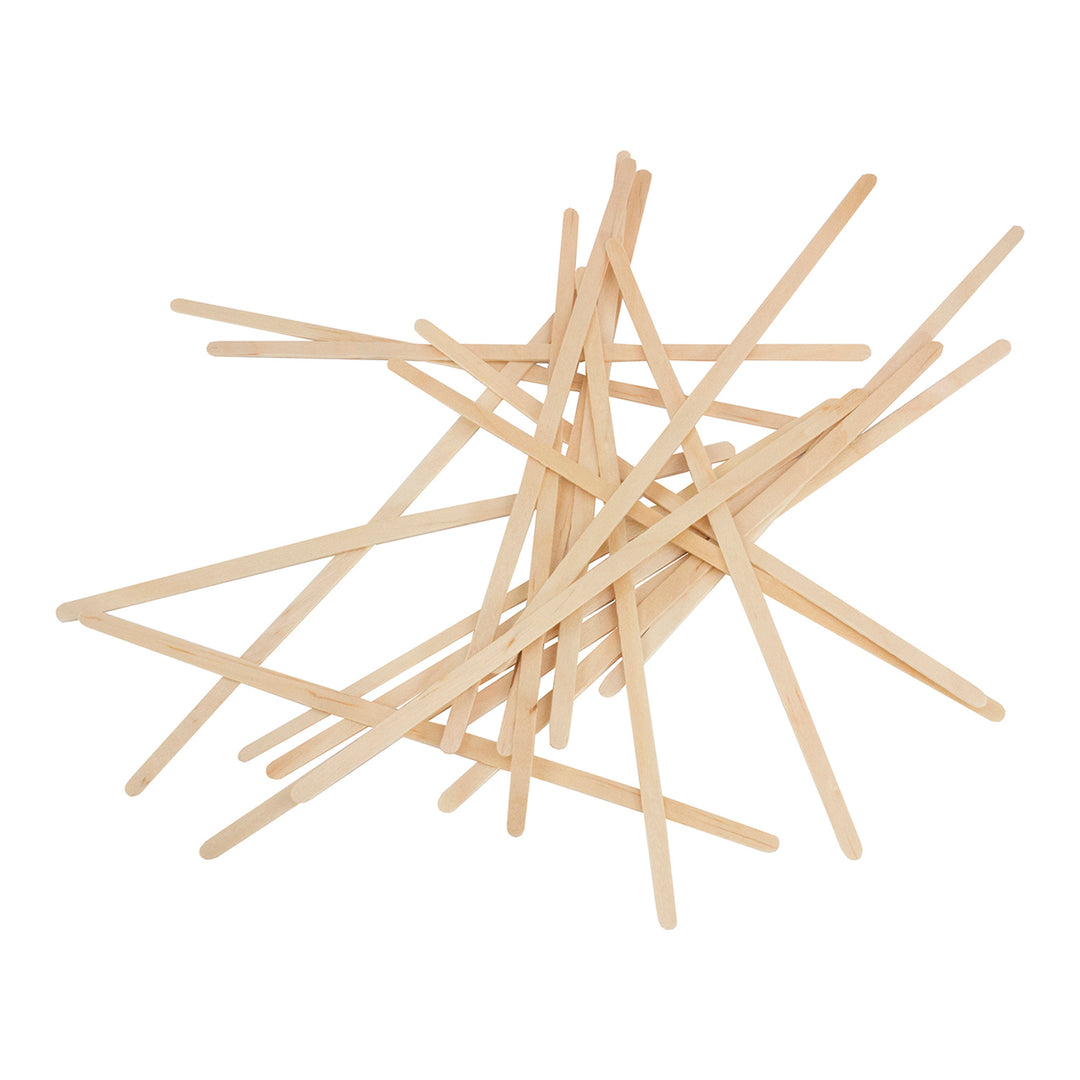 Stirrer Coffee Wood 7.5 in. - 1000 count (Case = 10 x 1000 count) - Natural Pick - Packaging and Accessories - Restaurant Supplies and Equipment - Canadian Distribution