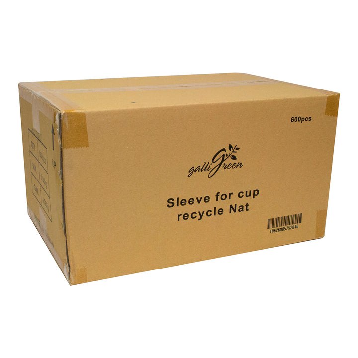 Sleeve For Cup Recycled Natural - 600 each - Packn'eat - Packaging and Accessories - Restaurant Supplies and Equipment - Canadian Distribution