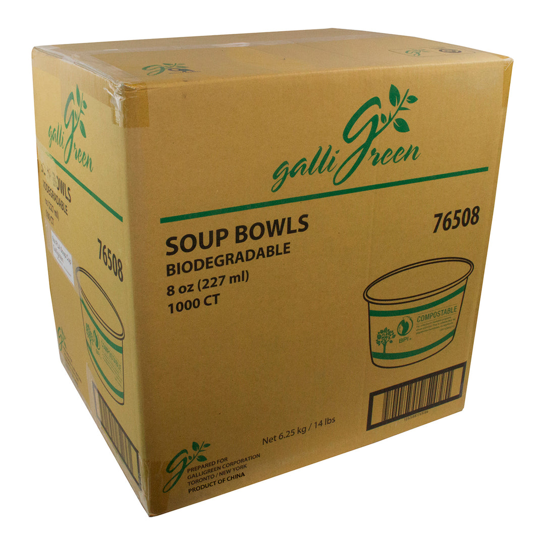 Bowl Paper Soup 8 oz. Tree Design - 1 x 1000 count - Galligreen - Packaging and Accessories - Restaurant Supplies and Equipment - Canadian Distribution