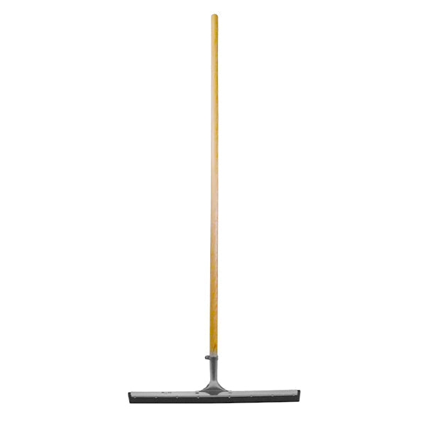 Globe - 24In Straight Squeegee Black Rubber Assembled W/ 54In Handle 6Un - Canadian Distribution