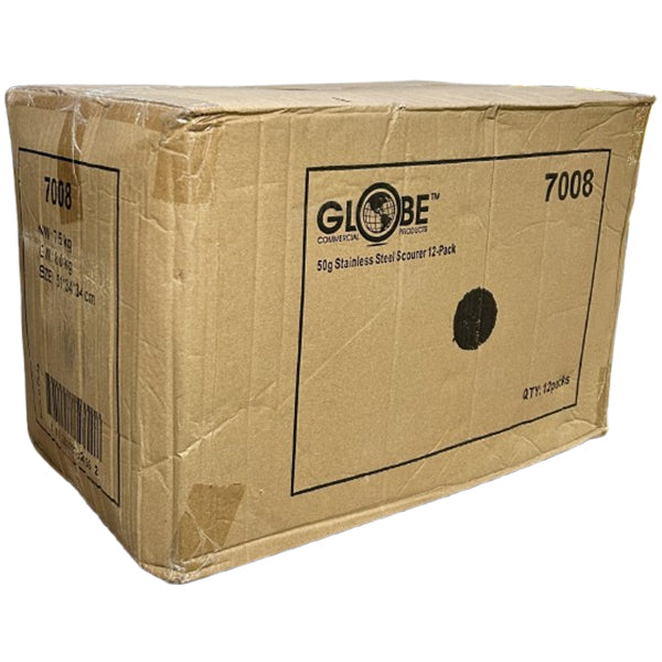 Globe - Stainless Steel Scourer 12X12 Ea - Canadian Distribution