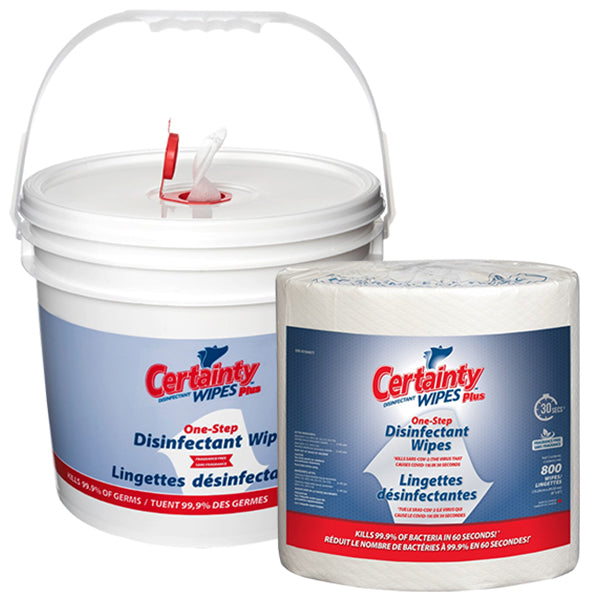 Certainty - Disinfecting Wipes Canister 6X200 Pk - Canadian Distribution