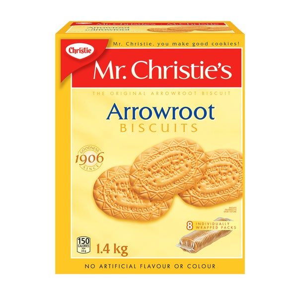 Arrowroot Biscuits - 4 x 1.4 kg - Mr. Christie’s - Canadian Distribution
