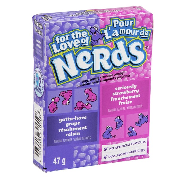 Bonbons au raisin et à la fraise - 96 × 46,7 g - Nerds - Distribution canadienne - Livraison gratuite au Canada pour les commandes de plus de 199 $ CA