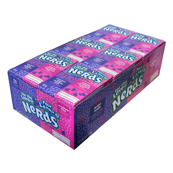 Grape and Strawberry Candy - 96 × 46.7 g - Nerds - Canadian Distribution
