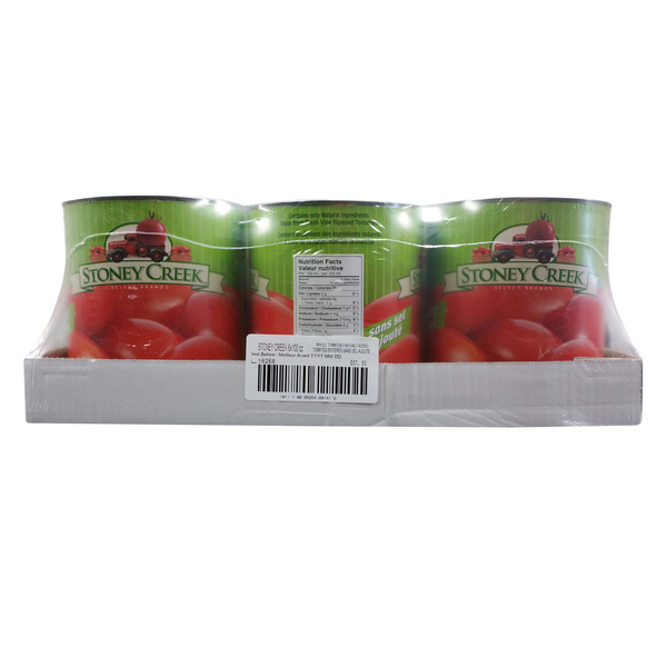 Tomates entières pelées Stoney Creek - 24 × 2,84 L - Épicerie et produits alimentaires - Distribution canadienne - Livraison gratuite au Canada pour les commandes de plus de 199 $ CA