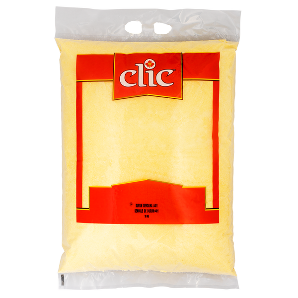 Clic Durum Semolina #401 - 4 x 10 kg - Grocery and Food Items - Canadian Distribution