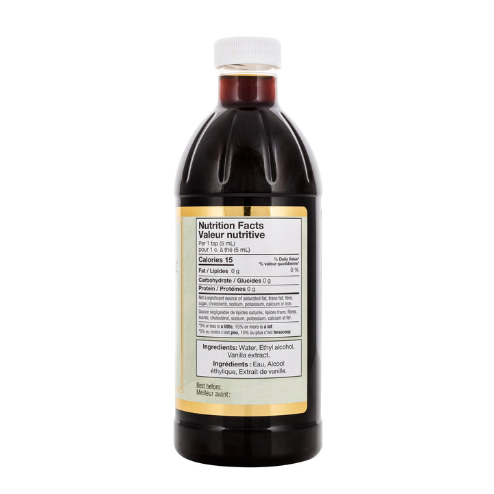 Pure Vanilla Extract - 4 x 473 mL - Grocery and Food Items - Canadian Distribution - Ships Free Within Canada on Orders Above CAD $199