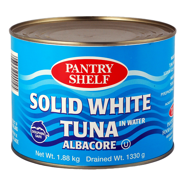 Pantry Shelf Solid White Albacore Tuna in Water - 4 x 1.88 kg - Grocery and Food Items - Canadian Distribution
