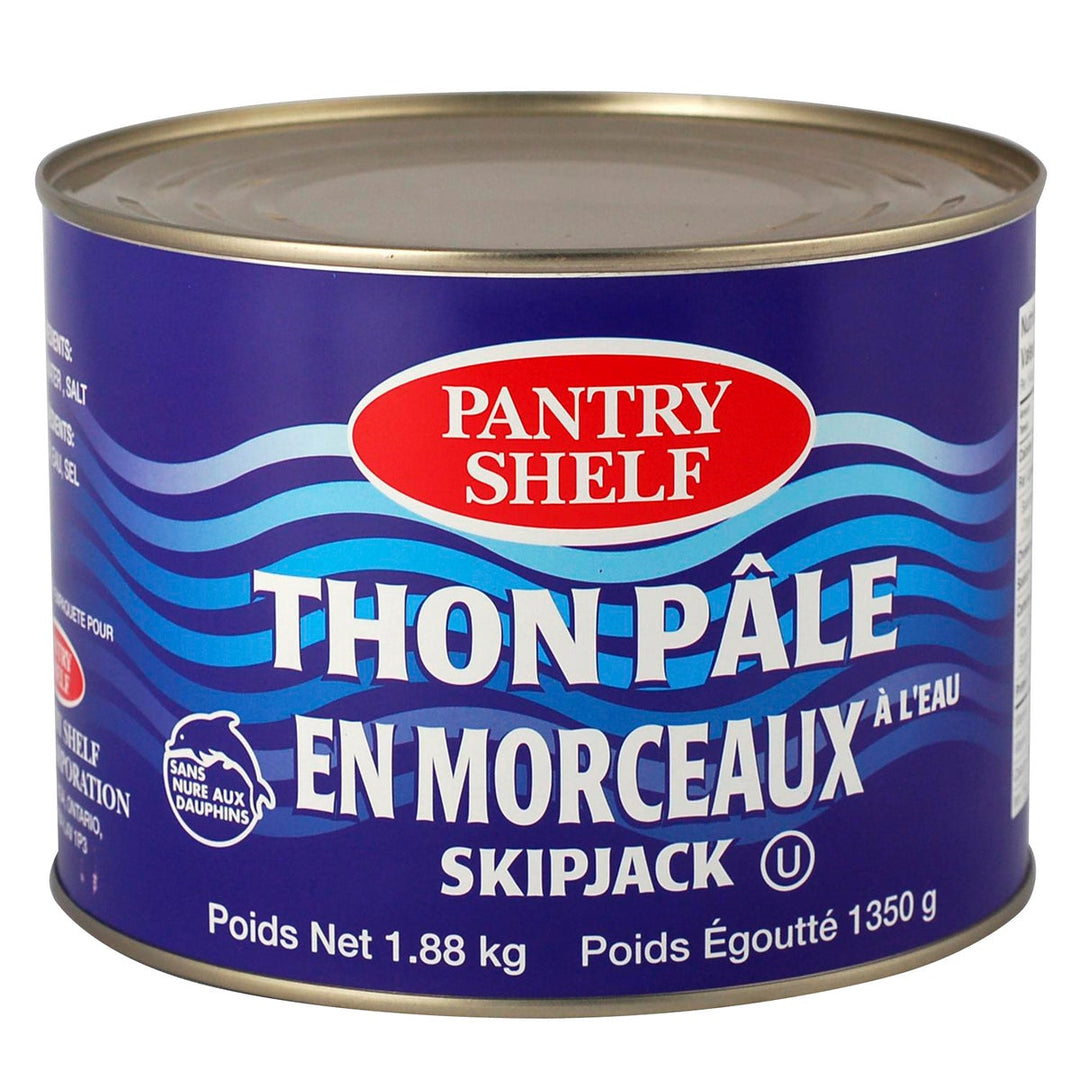 Pantry Shelf Chunk Light Tuna in Water - 4 x 1.88 kg - Grocery and Food Items - Canadian Distribution