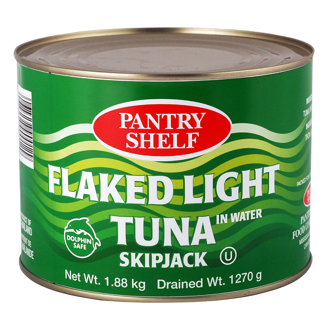 Pantry Shelf Flaked Light Skipjack Tuna in Water - 4 x 1.88 kg - Grocery and Food Items - Canadian Distribution
