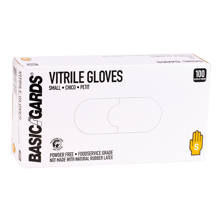 Glove Vitrile Foodservice Powder Free Black Small - 10 x 100 count - Basicgard Glove - Packaging and Accessories - Restaurant Supplies and Equipment - Canadian Distribution