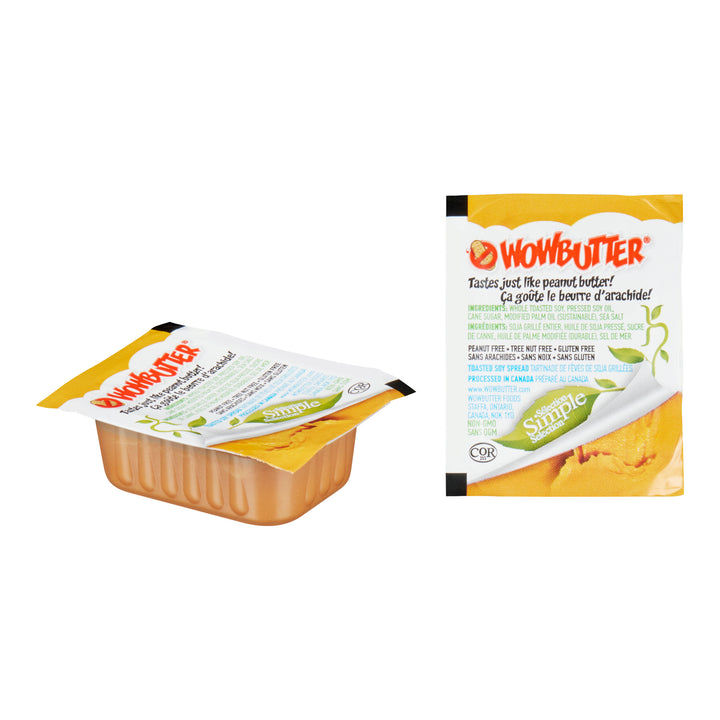 Spread Soybutter Creamy Portion - 175 x 16 g - Wow Butter - Restaurant and Foodservice Ingredients - Canadian Distribution