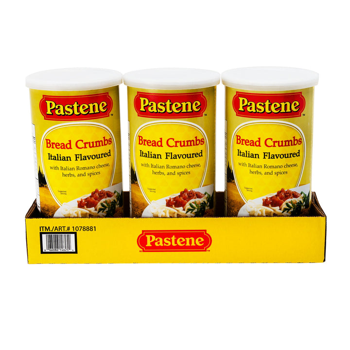 Pastene Italian Flavoured Bread Crumbs - 12 × 680 g - Grocery and Food Items - Canadian Distribution