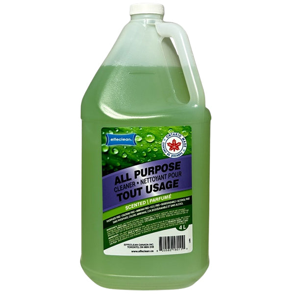 Effeclean - Eco All Purpose Cleaner Lime Ginger 4X4Lt - Canadian Distribution