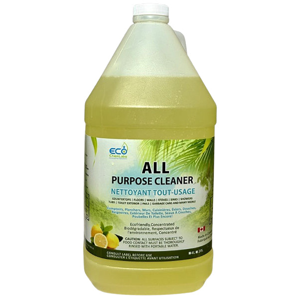 Effeclean - Eco Heavy Duty All Purpose Degreaser 4X4 Lt - Canadian Distribution