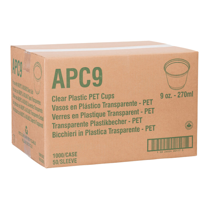 Cup Plastic Clear Parfait 9 oz. - 1 x 1000 count - Amhil - Packaging and Accessories - Restaurant Supplies and Equipment - Canadian Distribution