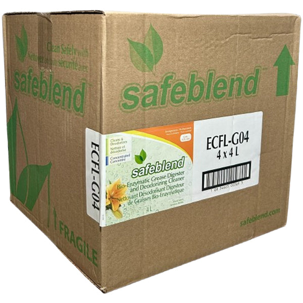 Safe Blend - Sf Bio Enzyme Grease Digester 4X4 Lt - Canadian Distribution