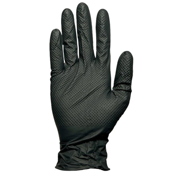 Precision Grip - Nitrile Medium  Gloves Powder Free 8Mil Black 10X100 Ct - Canadian Distribution