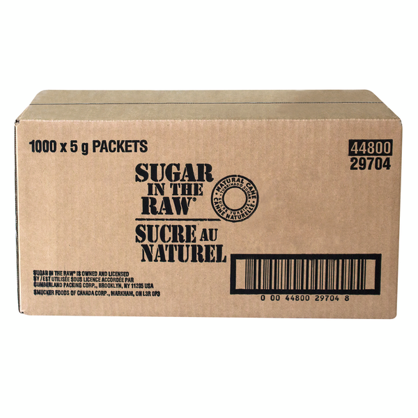 Sugar in the Raw Natural Turbinado Sugar - 4 x Pack of 1,000 - Grocery and Food Items - Canadian Distribution