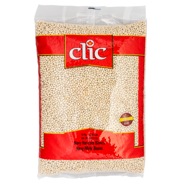 Clic Navy White Beans - 4 x 10 kg - Grocery and Food Items - Canadian Distribution