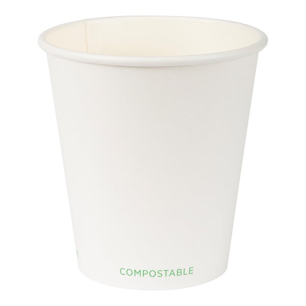 iECO Compost Single Wall Cup 12oz - 5 Packs of 100  - Disposables, Restaurant Packaging and Take-Out Supplies - Canadian Distribution - Ships Free Within Canada on Orders Above CAD $199