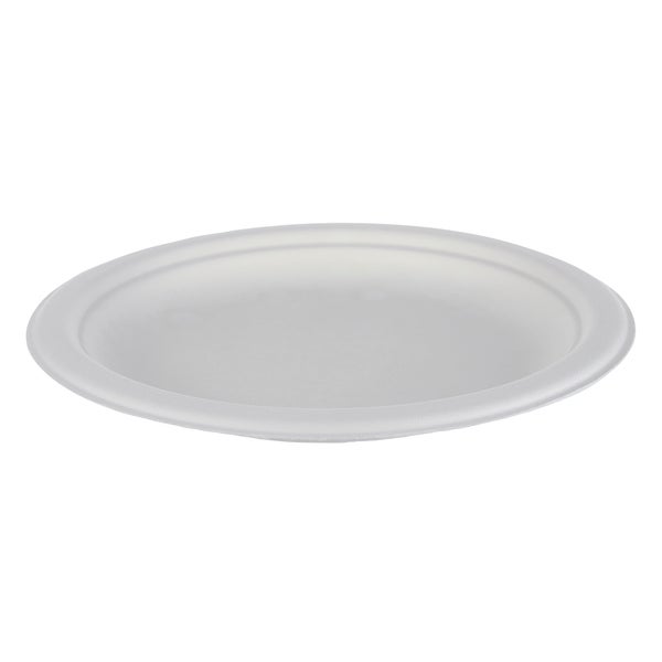 iEco 6-in Bagasse Plates - 10 packs of 50 - Grocery and Food Items - Canadian Distribution