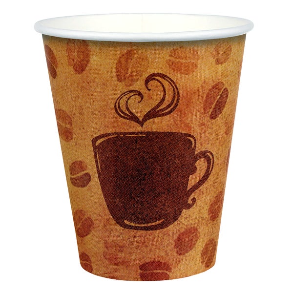 Café Express Single Wall 10-oz Hot Cups - 5 packs of 100 - Grocery and Food Items - Canadian Distribution