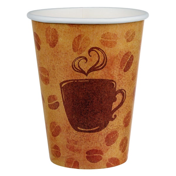 Café Express Single Wall 12-oz Hot Cups - 5 packs of 100 - Grocery and Food Items - Canadian Distribution