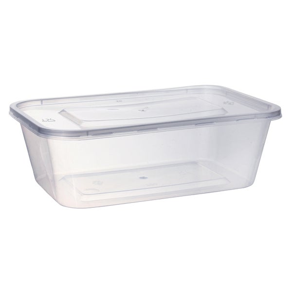 Café Express 750 mL Rectangular Containers with Lids - Pack of 300 - Grocery and Food Items - Canadian Distribution