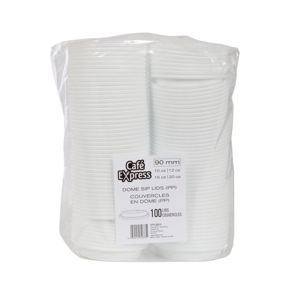 Café Express Sip Lid 90mm - 5 packs of 100 - Grocery and Food Items - Canadian Distribution