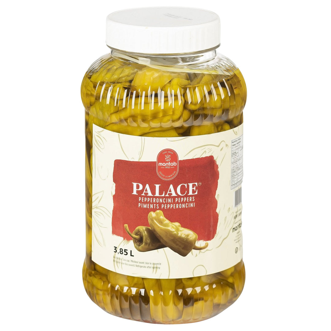 Palace Whole Pepperoncini Peppers - 4 x 3.85 L - Grocery and Food Items - Canadian Distribution