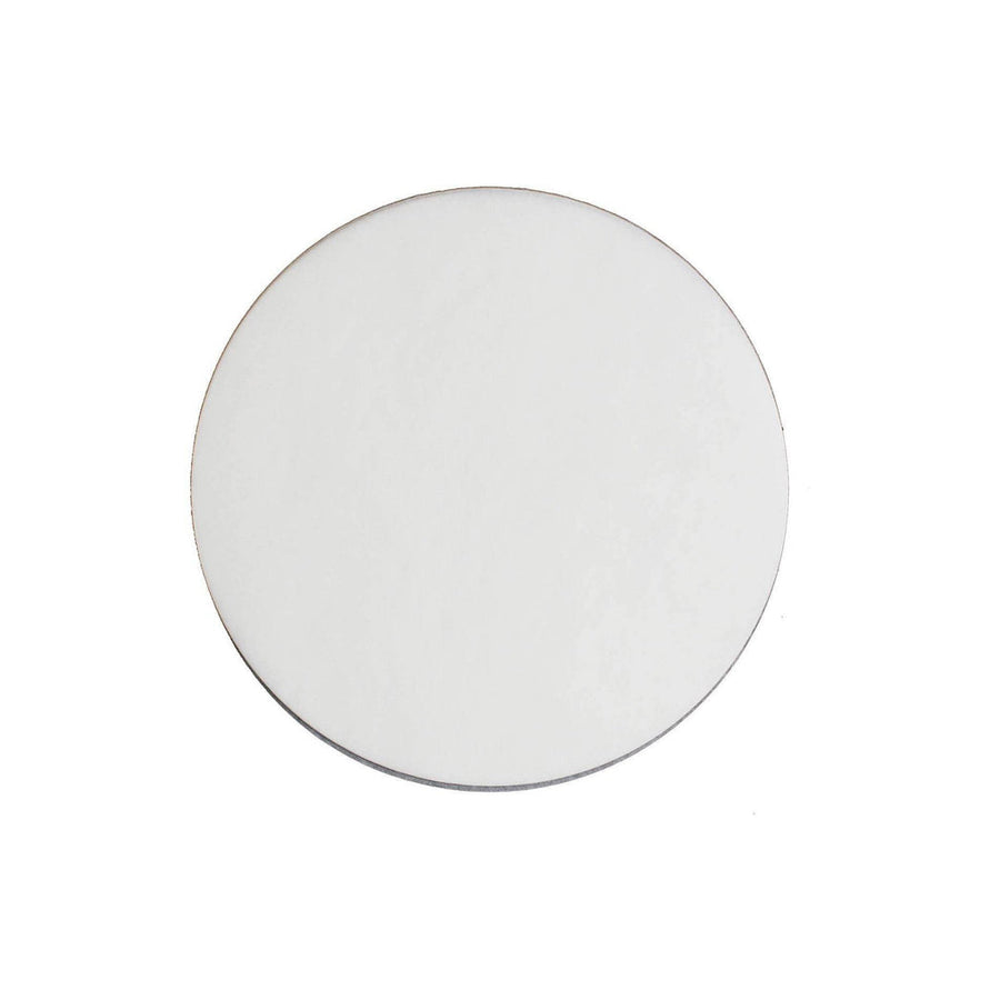 10" Silver Round, 0.08" Thin Cake Board - 50 pieces