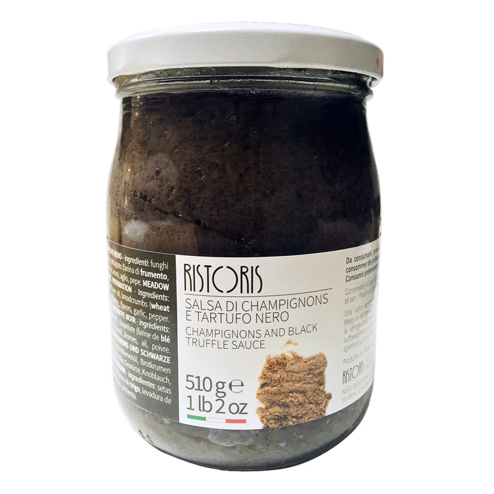 Ristoris Champignons and Black Truffle Sauce - 4 x 510 g - Grocery and Food Items - Canadian Distribution