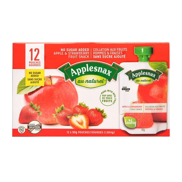 Assortiment de collations aux pommes - 144 × 90 g - Applesnax - Distribution canadienne - Livraison gratuite au Canada pour les commandes de plus de 199 $ CA