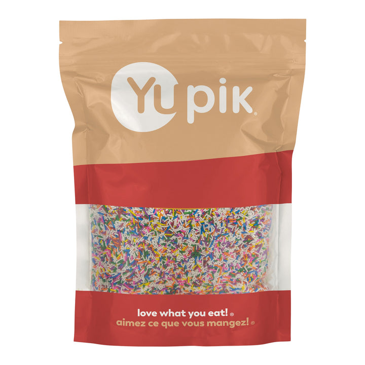 Yupik Rainbow Sprinkles - 4 x 3 kg - Grocery and Food Items - Canadian Distribution - Ships Free Within Canada on Orders Above CAD $199