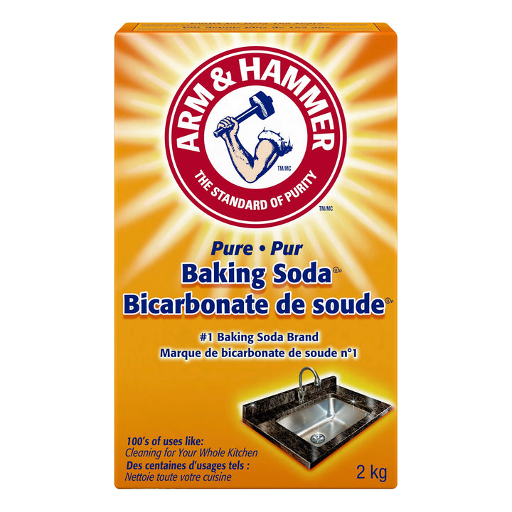 Arm & Hammer Pure Baking Soda - 4 x 2 kg - Grocery and Food Items - Canadian Distribution