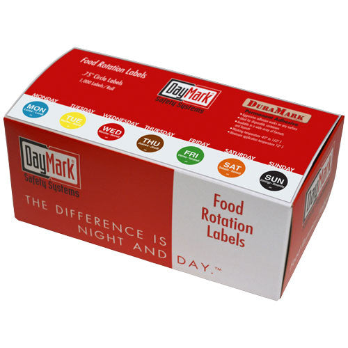 Label Roll Dissolve Saturday 1 x 1.5 - 500 count (Case = 24 x 500 count) - Daymark Food Sa - Packaging and Accessories - Restaurant Supplies and Equipment - Canadian Distribution