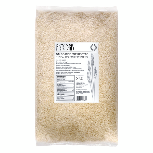 Ristoris Baldo Rice for Risotto - 4 x 5 kg - Grocery and Food Items - Canadian Distribution