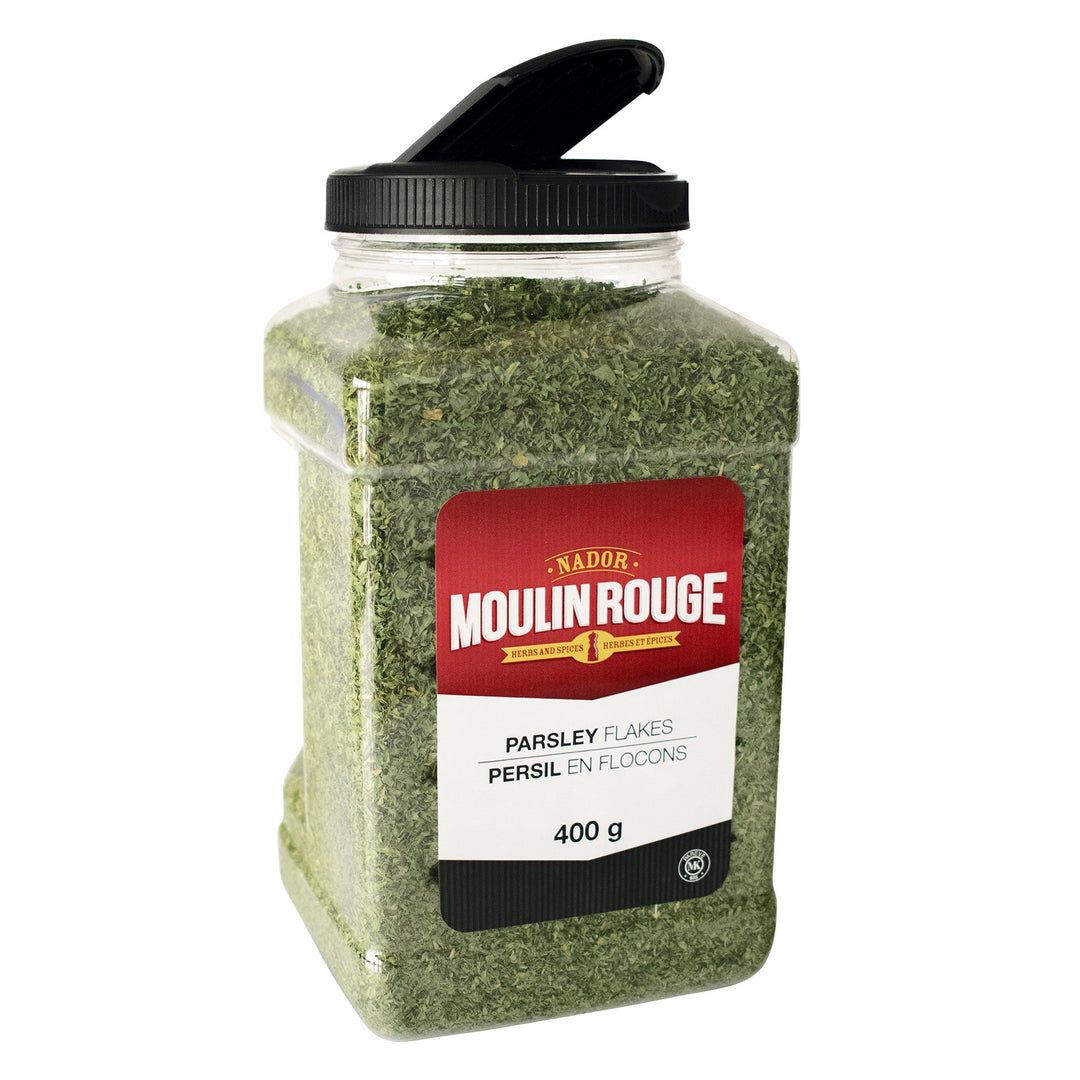 Moulin Rouge Parsley Flakes - 4 x 400 g - Grocery and Food Items - Canadian Distribution