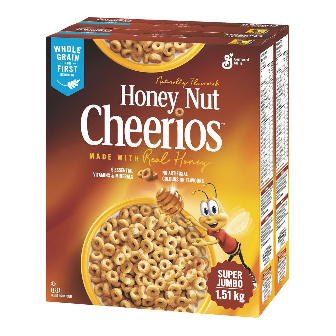 Honey Nut Cheerios Cereal - 4 x 1.51 kg - Grocery and Food Items - Canadian Distribution