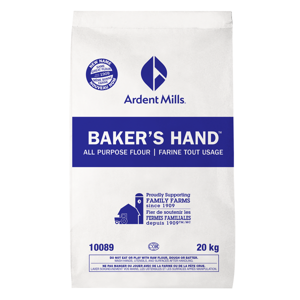 Ardent Mills Baker’s Hand All Purpose Flour - 4 x 20 kg - Grocery and Food Items - Canadian Distribution